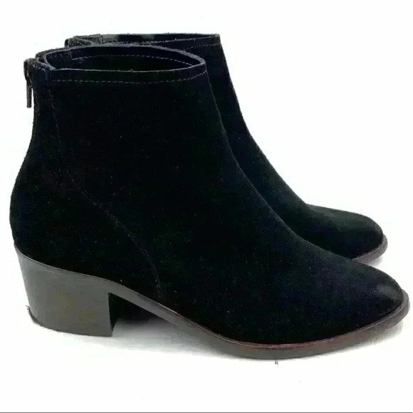 Antonio Melani ankle booties size 6.5 black suede - Picture 1 of 13